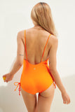 Tanya One-Piece in Tangerine