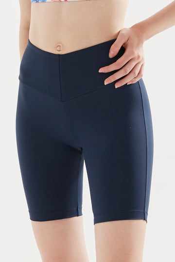 Tulum Biker Shorts in Navy